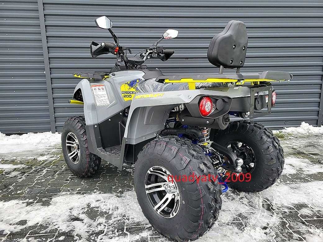 Quad Mikilon 200 CC Homologacja automat wyciągarka gratis pług dostawa