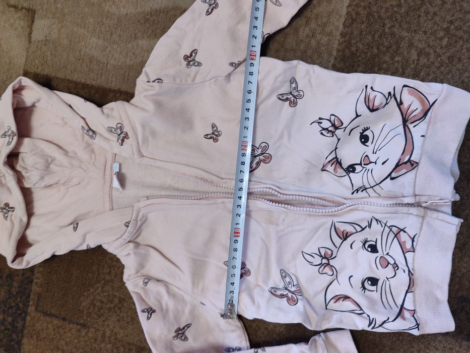 Кофтинка на блискавці для дівчинки, розмір 98