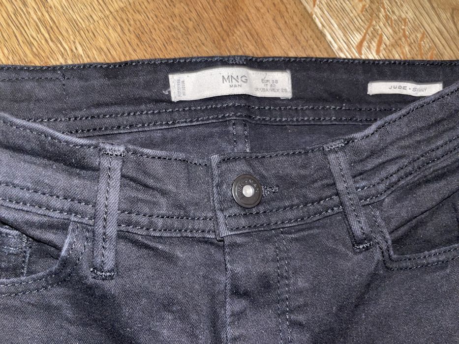 Джинси Mango jude skinny fit, чорні