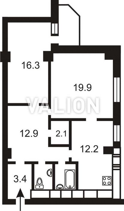 Без % Продаж 2х кімн кв 73 м2, вул. Ген. Воробйова 13є, єОселя для ВПО