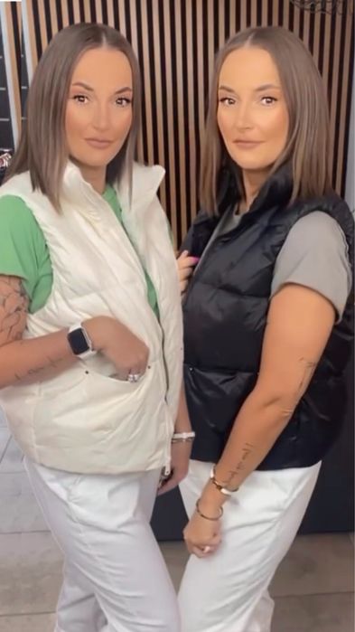 Kamizelka naturalny puch , nowość !!