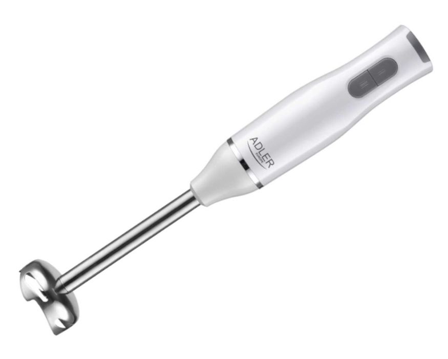 MOCNY Blender Ręczny ADLER 800W + Końcówka Do Ubijania + Szatkownica