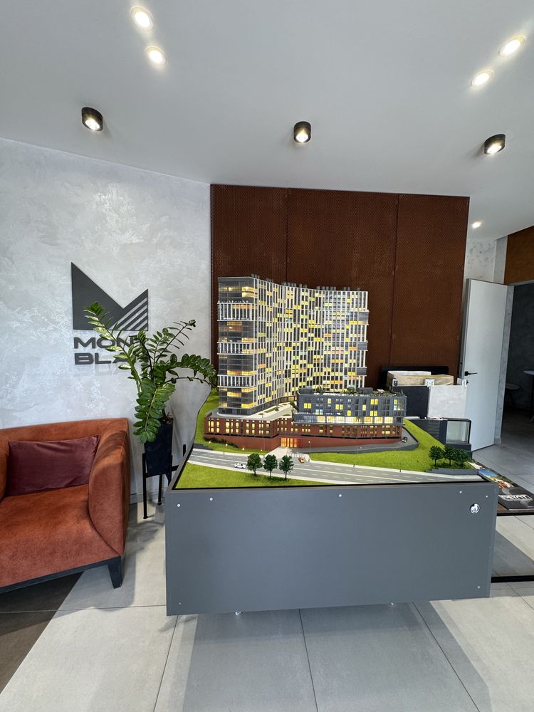 Продам 1к жк Mont Blan Нагорный р-н 39,2 м2