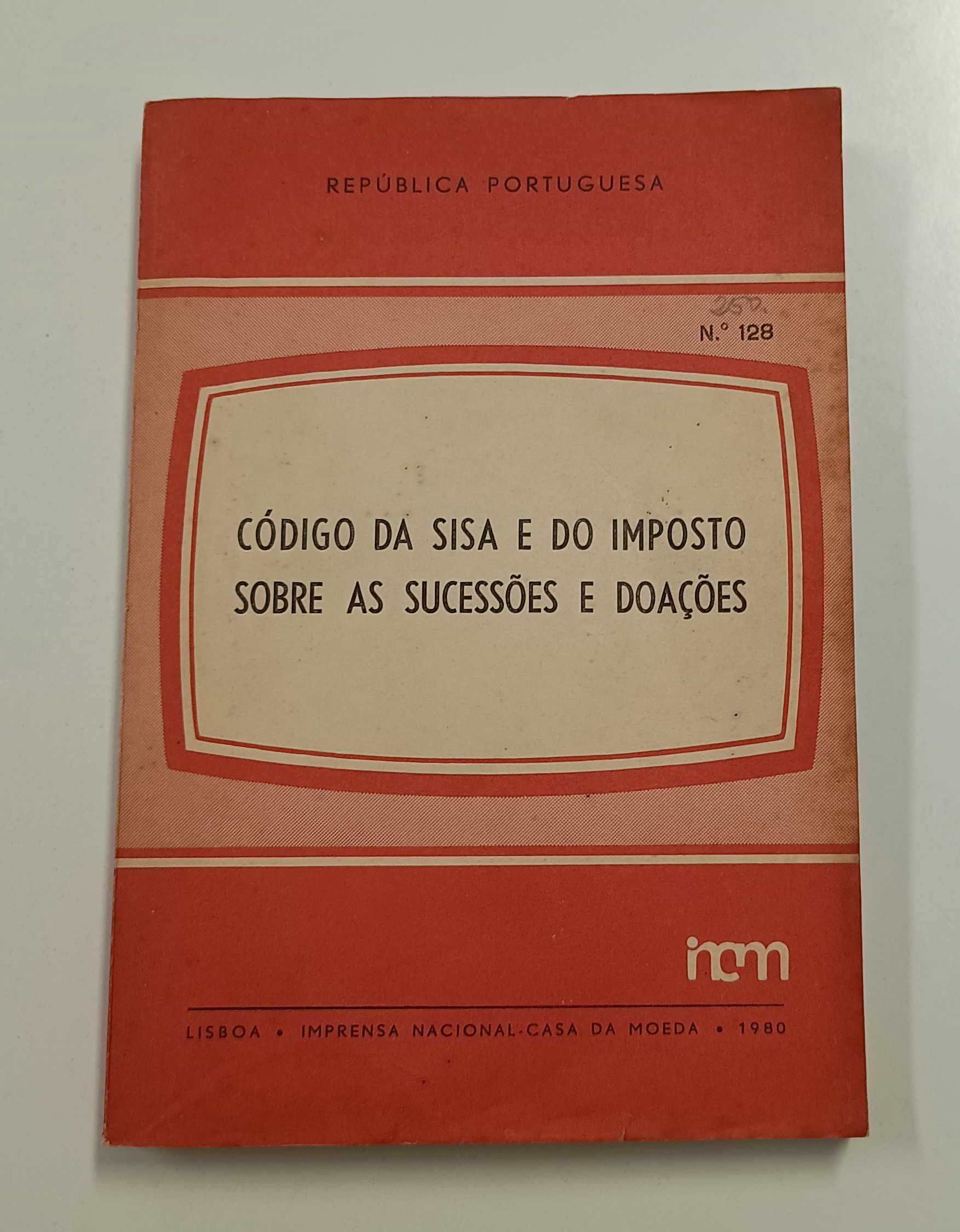 Código da Sisa e do imposto sobre as sucessões e doações