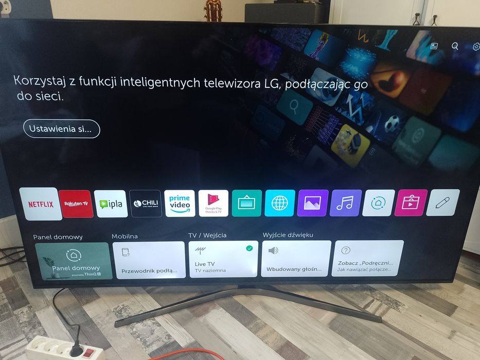Telewizor LG 65cali Smart 4k wifi LED cienka linia na matrycy