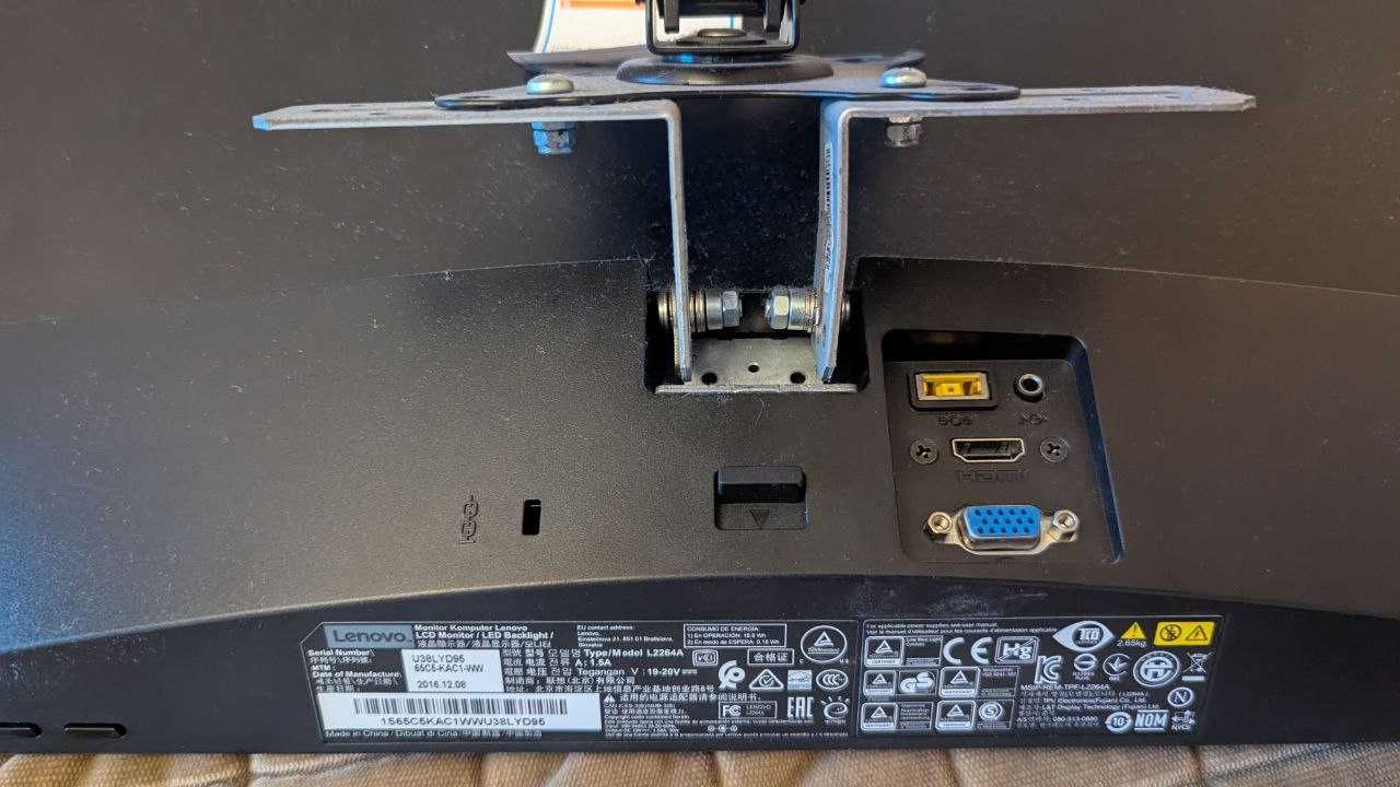 Zestaw 2x Monitor (Asus VS229H-P + Lenovo LI2264d) + Statyw ART L-16GD