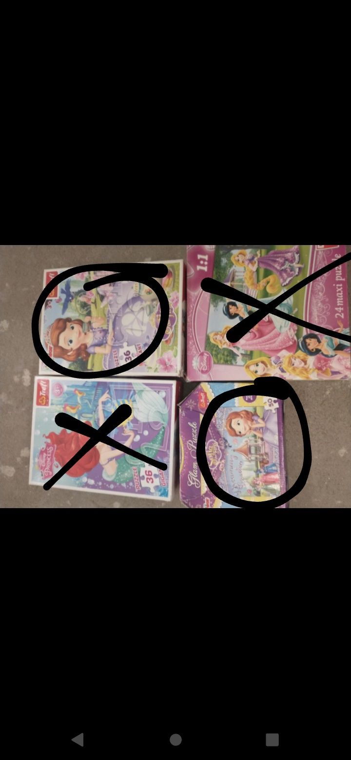 Puzzle duże elementy