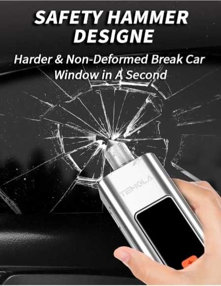 TEMOLA pompka przenośna samochód motocykl sprężarka miernik ciśnienia