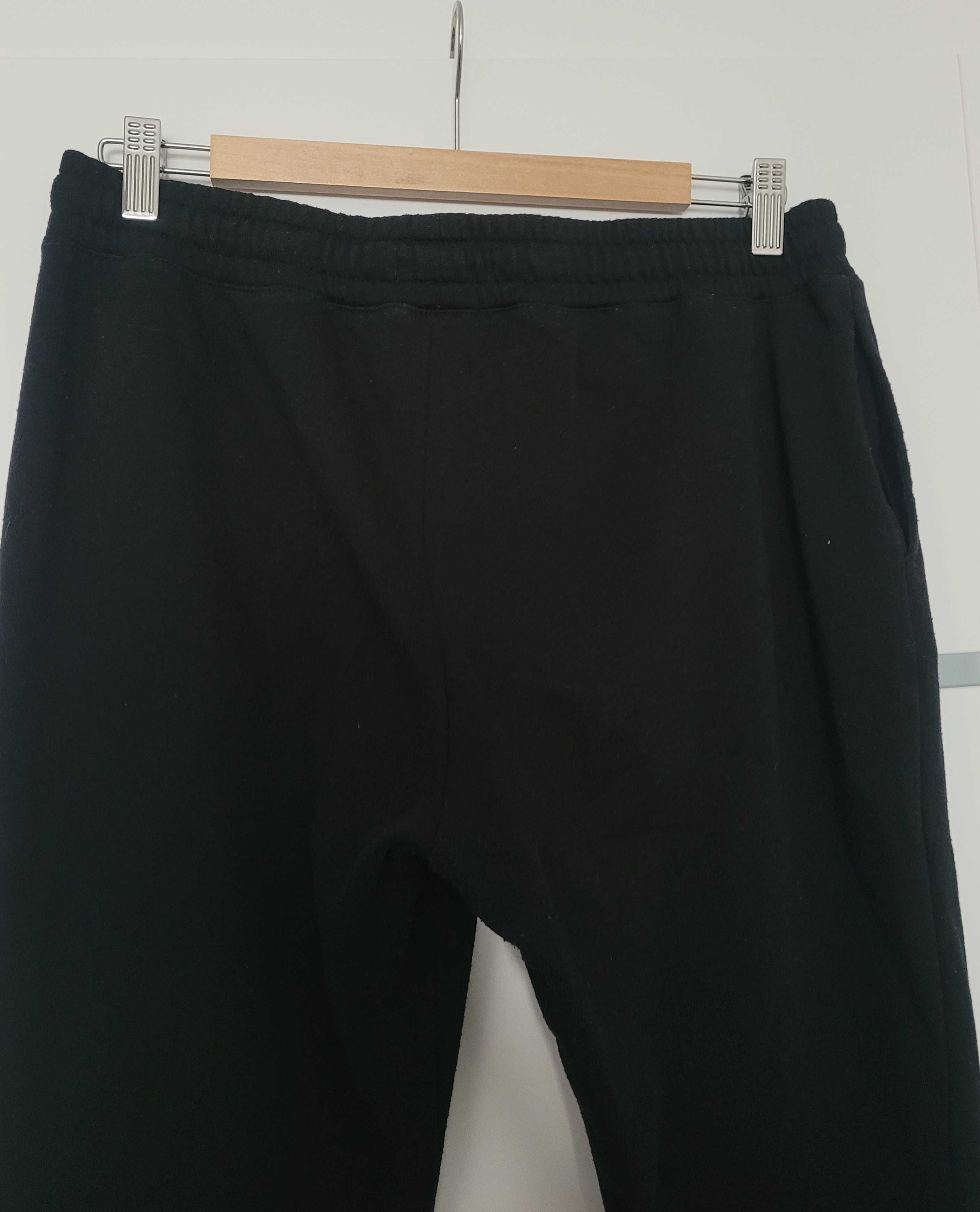 Damskie spodnie dresowe czarne XL Sinsay