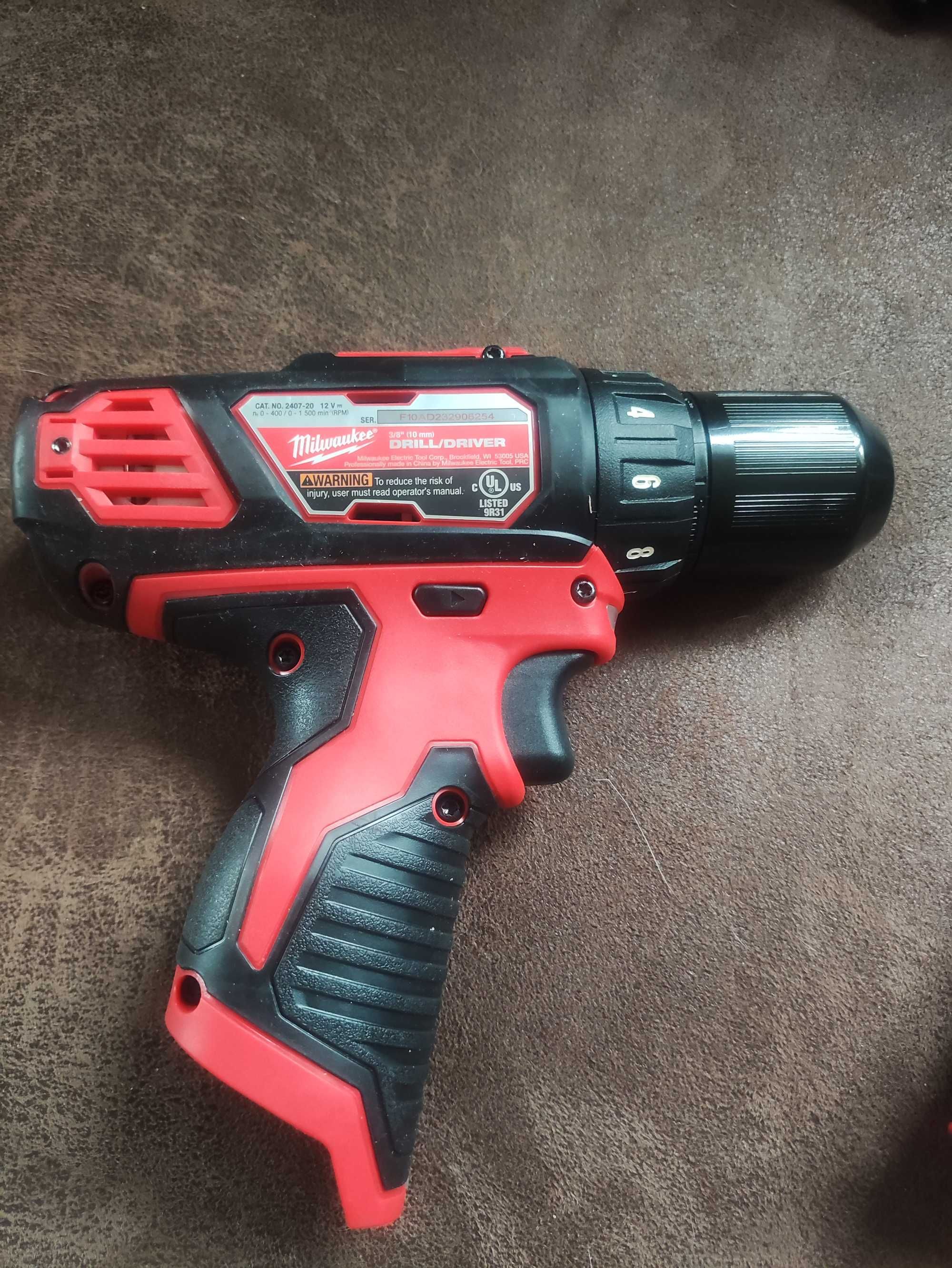 Zestaw 5 elektronarzędzi Milwaukee M12, 2 baterie, zestaw bitów. Nowy