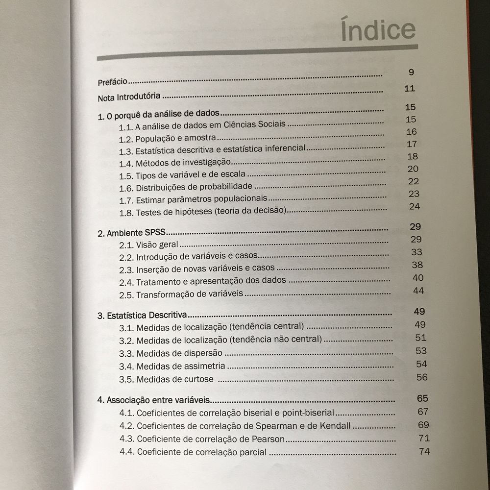 Análise de Dados SPSS Estatística ciências sociais