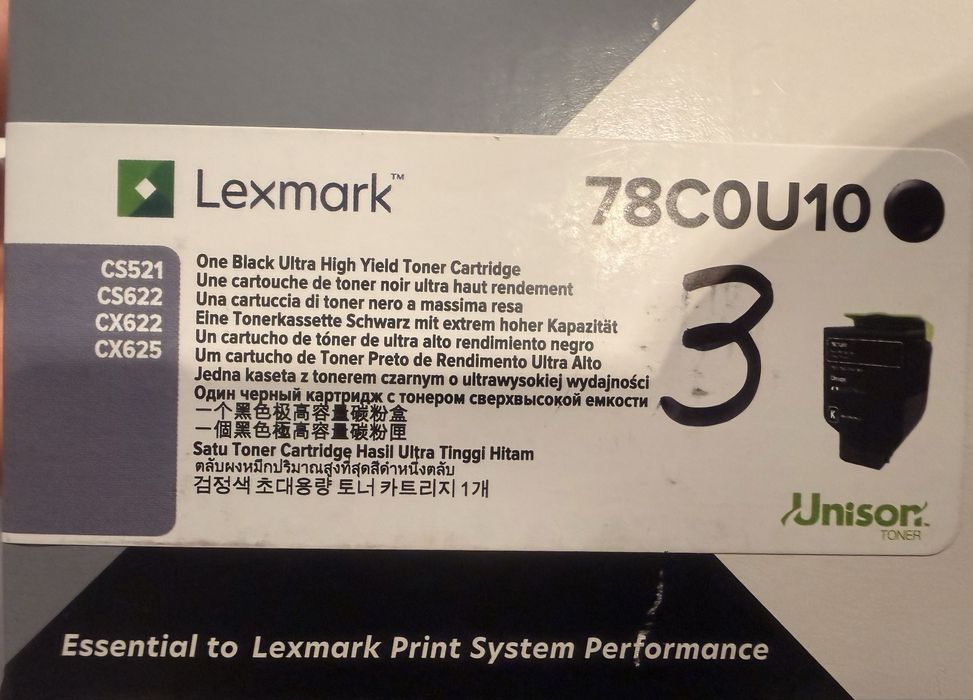 Toner Lexmark 78C0U10
