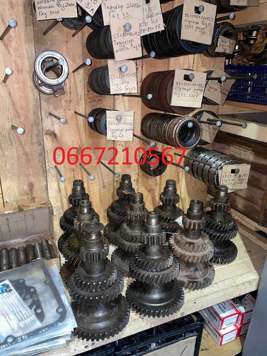 Шестерні коробки передач Газ 53, Газ 66, Газ 3307