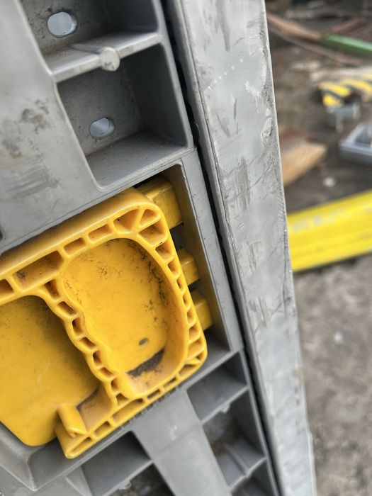 skrzyniopaleta pojemnik kontener plastikowy składany