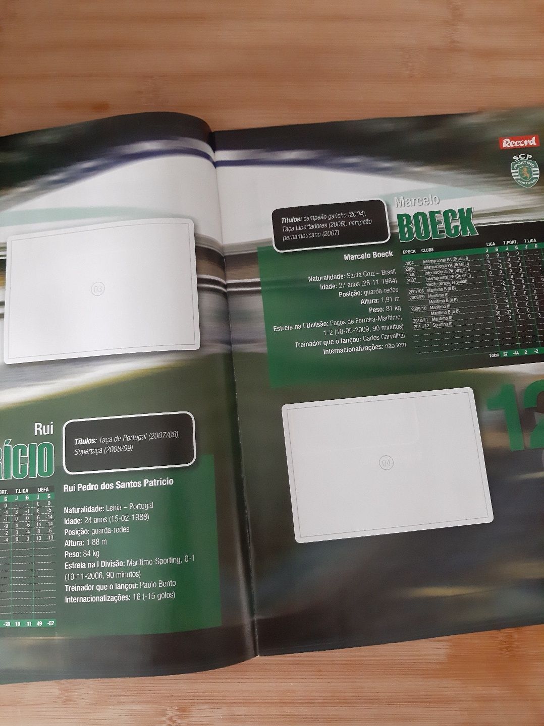 Caderneta/álbum do plantel do Sporting 2012/13