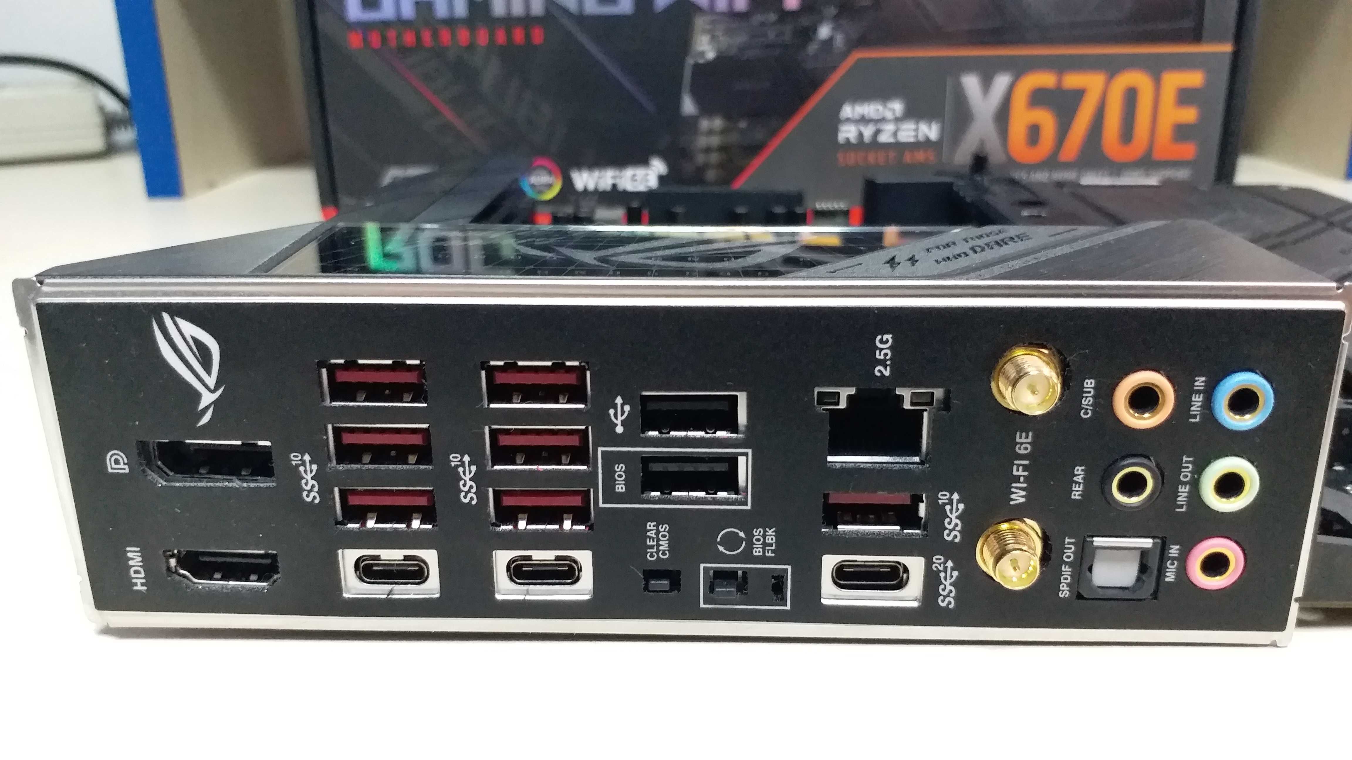 Топ плата ASUS ROG STRIX X670E-F Gaming WIFI AM5 DDR5