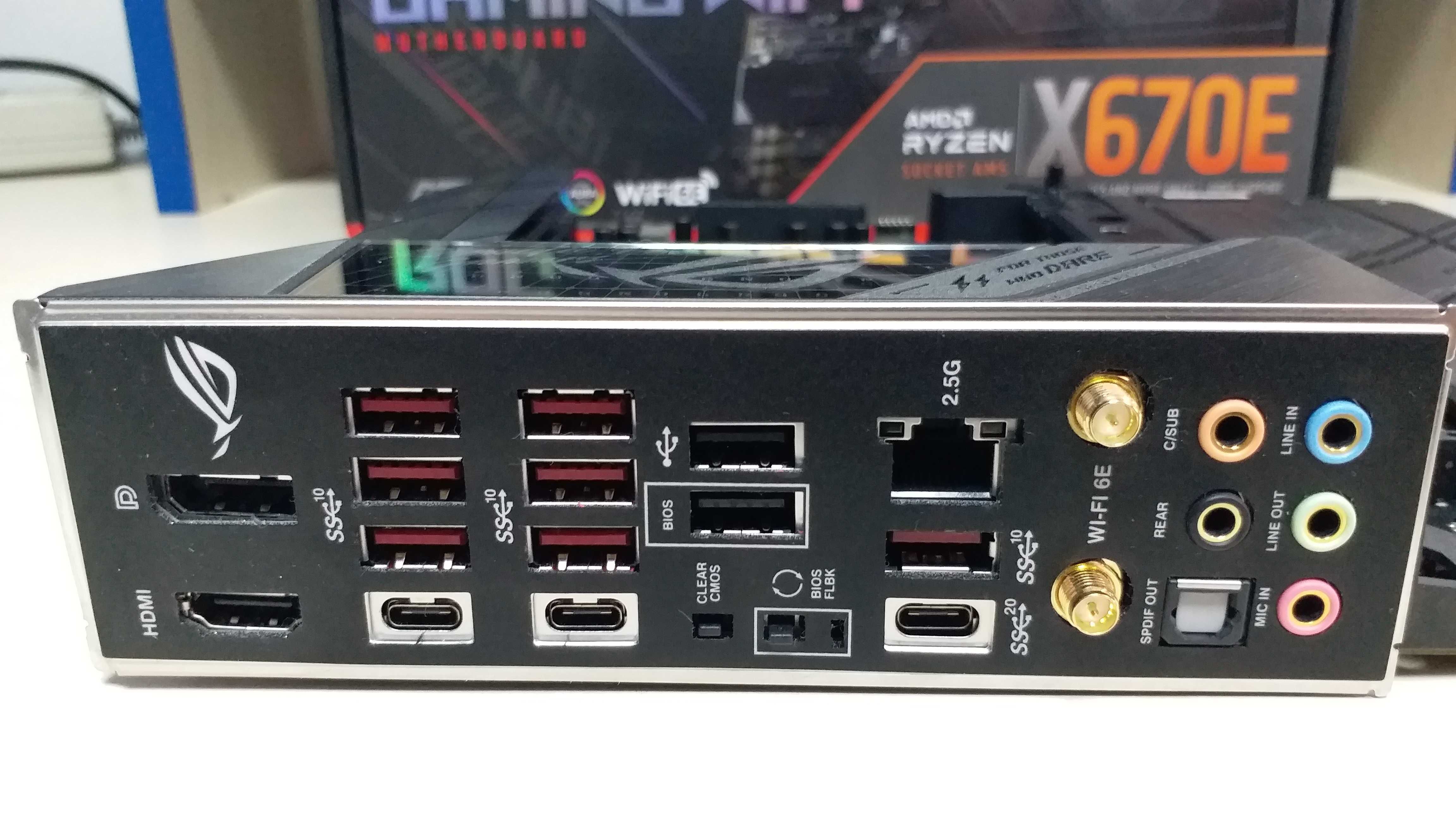 Топ плата ASUS ROG STRIX X670E-F Gaming WIFI AM5 DDR5