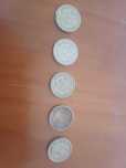 5 moedas rainha Elizabeth 2