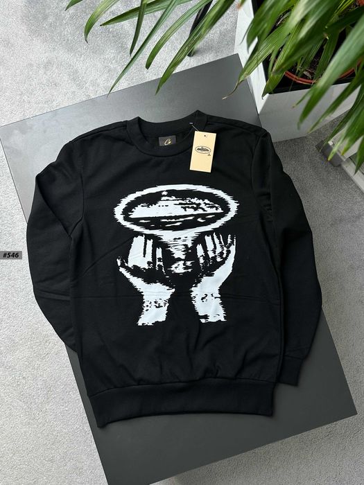 Кофта Corteiz - Свитшот черный - NO TIME 4LUV - Світшот Чорний Кортез