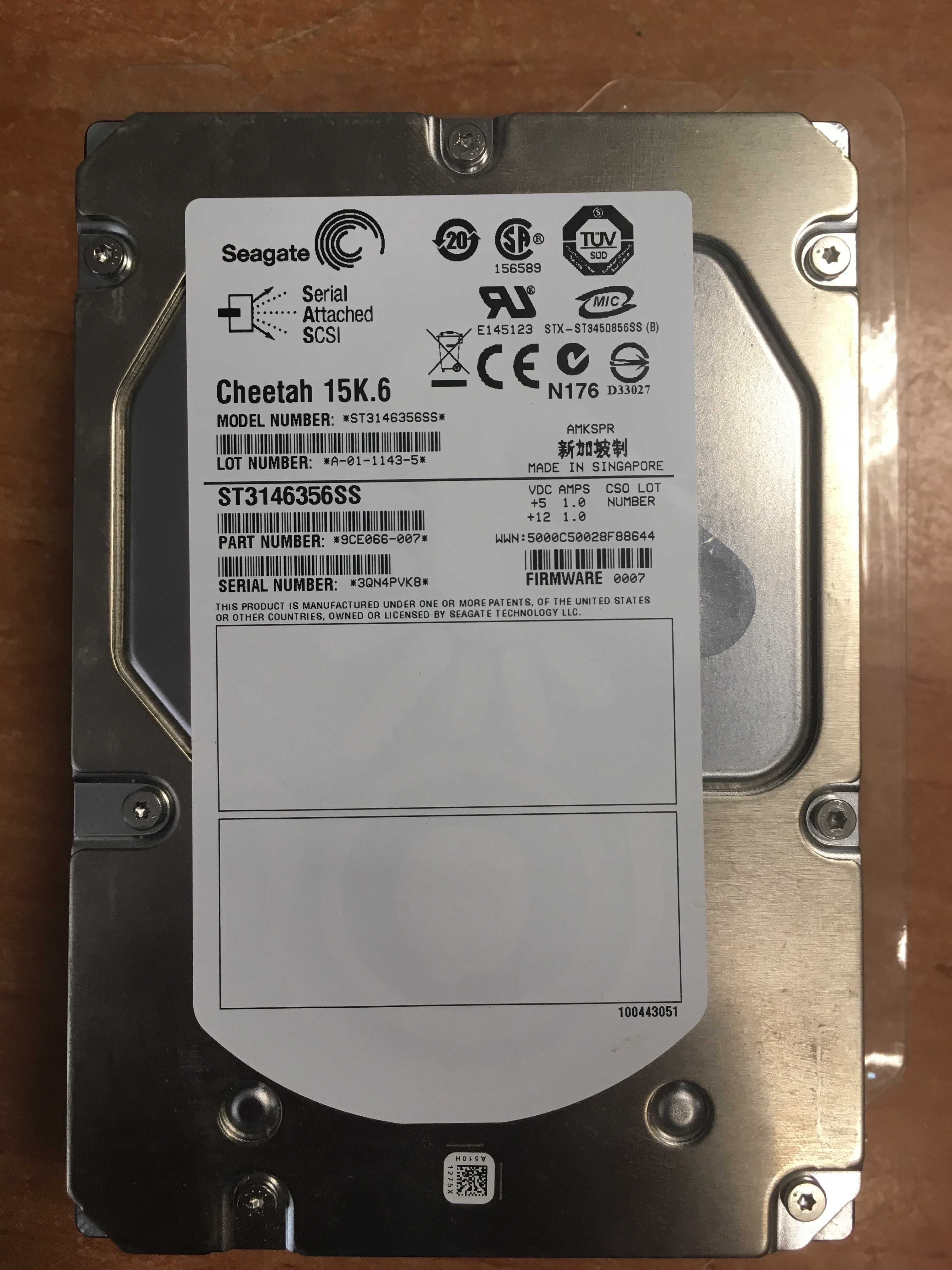 Seagate Cheetah 15K.6 ST3146356SS