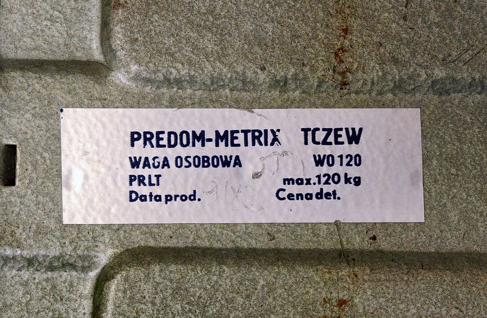 Waga osobowa Predom-Metrix Tczew WO120 analogowa