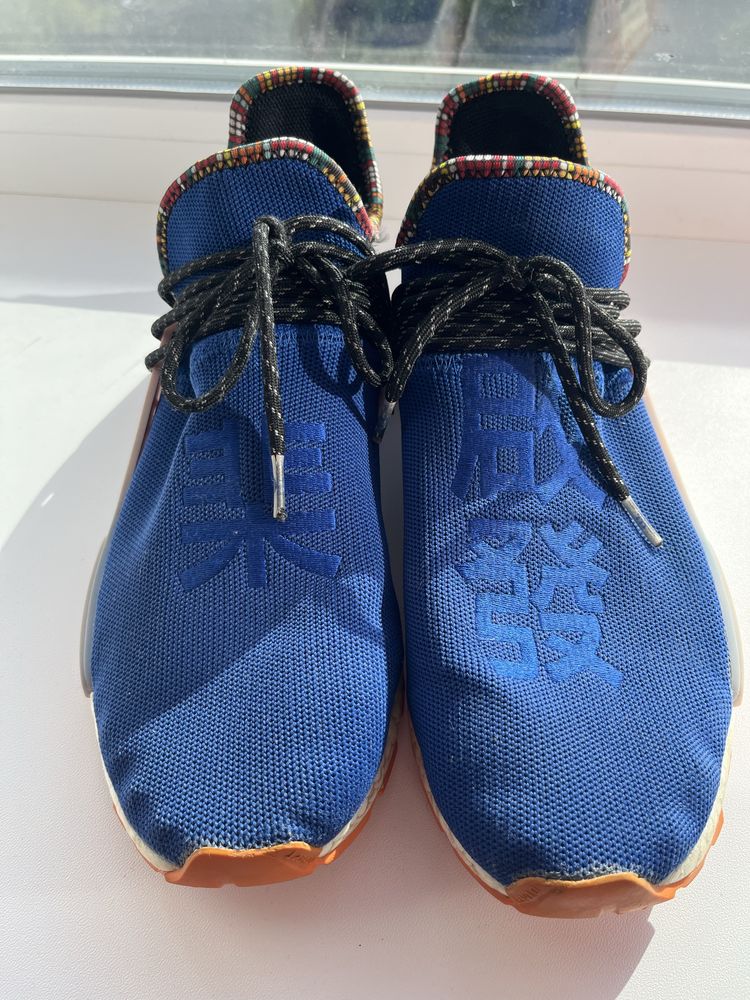 Кросівки Adidas x Pharrell Williams Solar HU NMD Blue