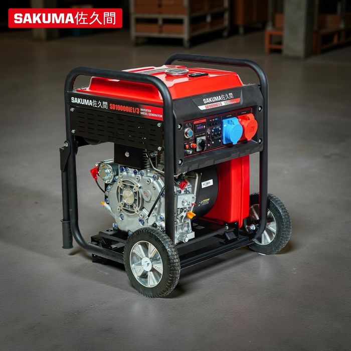 Інверторний дизельний генератор SAKUMA SD10000iE1/3 220В/З80В