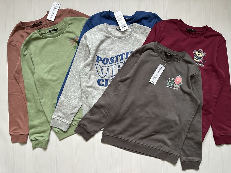 Новий світшот на флісі , кофта тепла для хлопців George 152-158