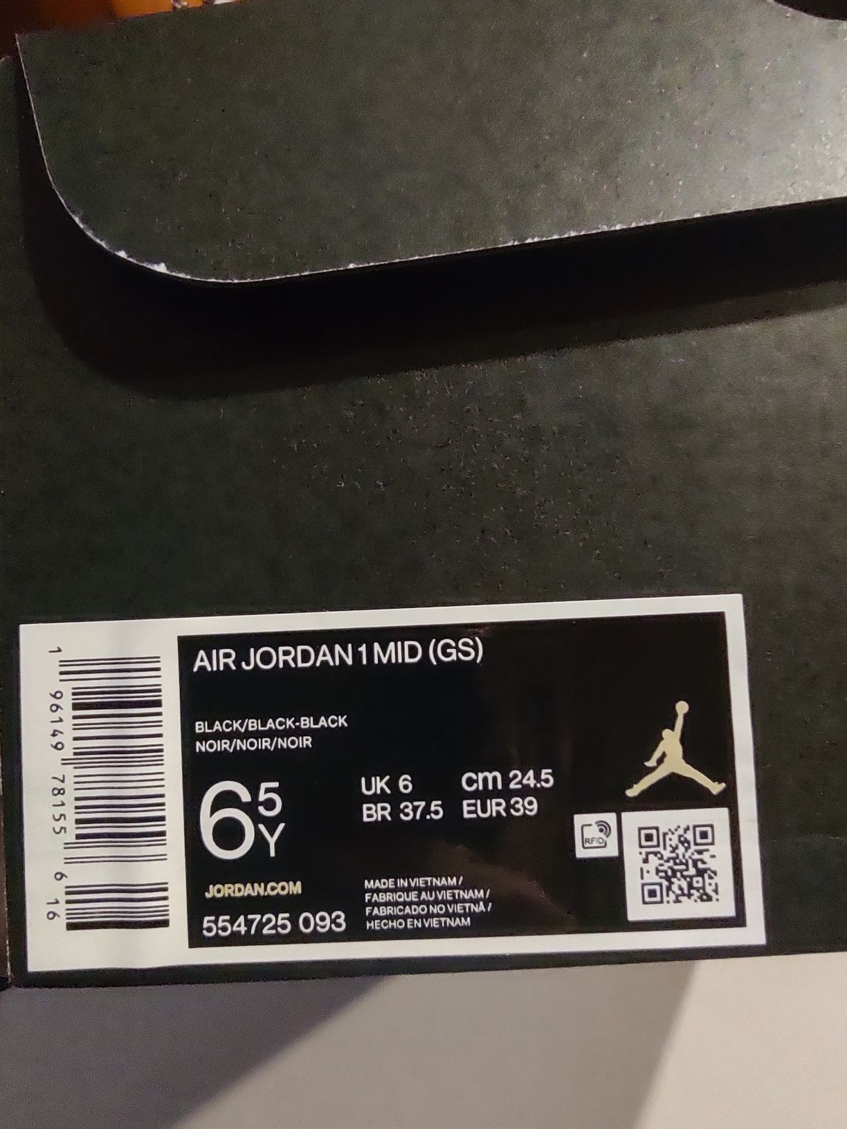 Nike Air Jordan 1 Mid (GS) rozmiar 39
