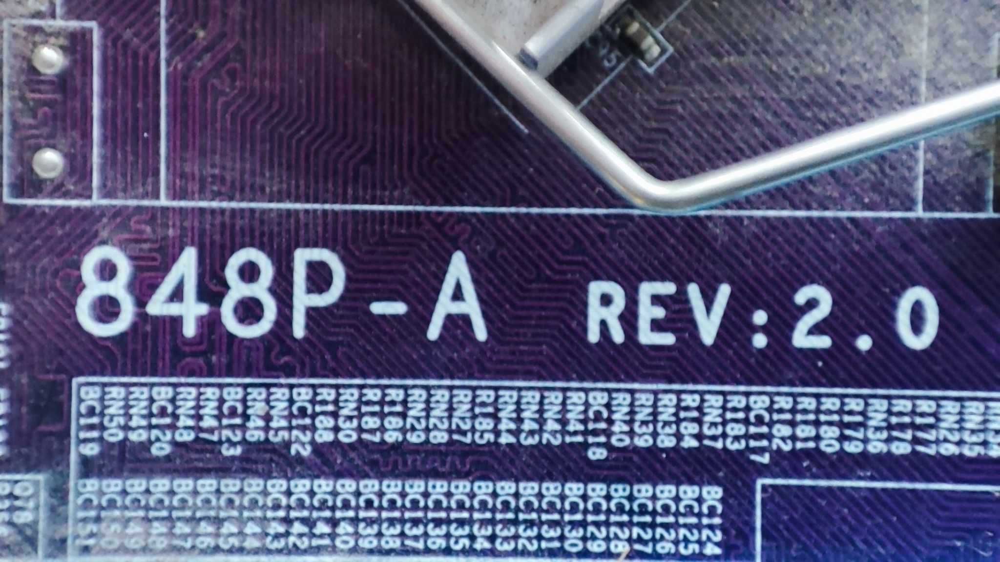 Материнська плата ECS 848P-A (2.0) разом із процесором INTEL Pentium 4