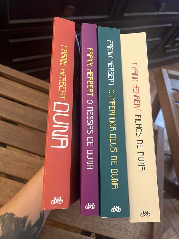 4 livros da saga Dune