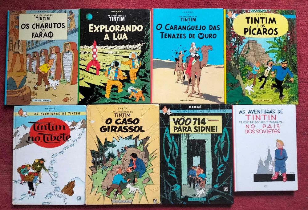 Tintim capa dura e mole / edições especiais