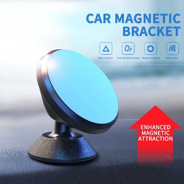 Универсальный держатель для телефона в автомобиле на магнитах.