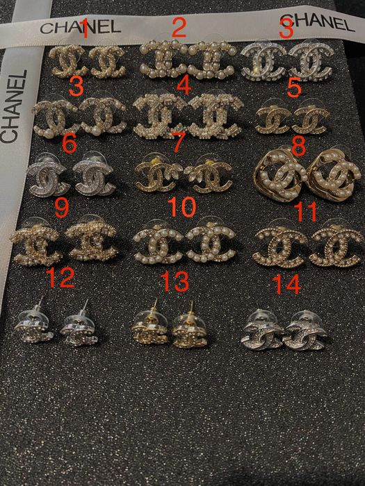 Серьги chanel , шанель