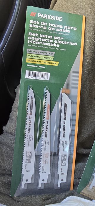 Conjunto lâminas para serrote