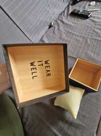Nowa szkatułka drewniana Timex USA z poduszka na zegarek