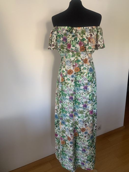 Vestido comprido florido