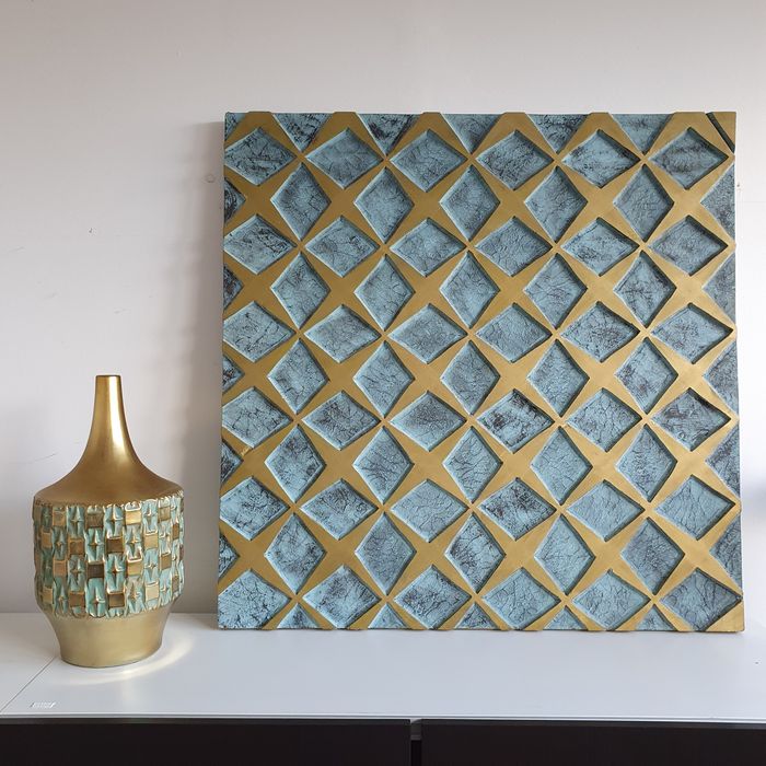 CONJUNTO DECORATIVO de vaso + quadro
