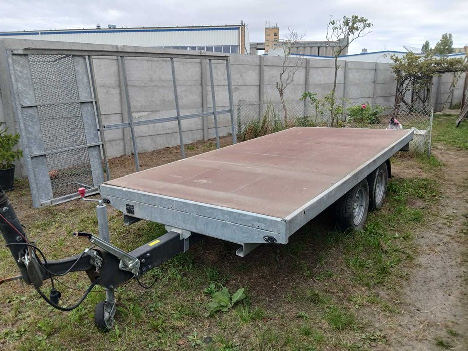 przyczepa ciężarowa platforma SORIN mocna duża 415 cm x 195 cm DMC2700