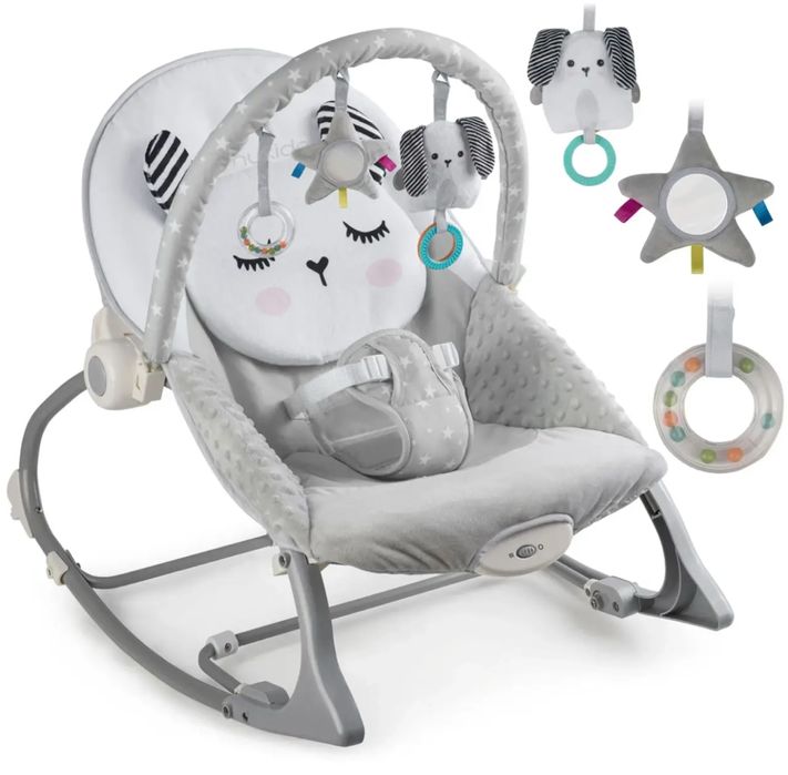 Кресло-качалка Nukido з вібрацією для дітей до 18кг