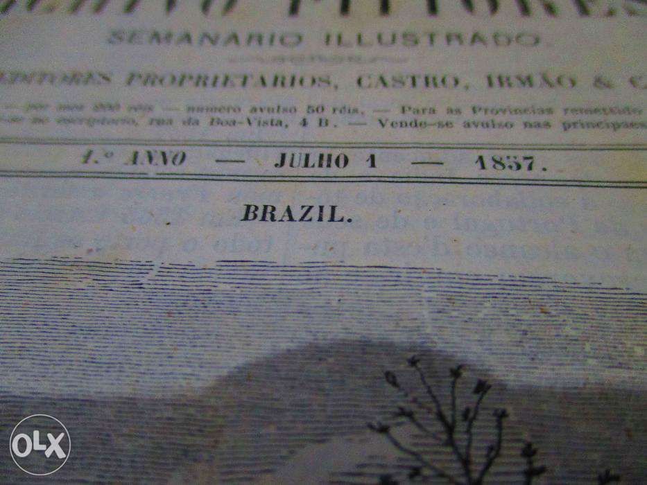 Archivo Pittoresco - Semanário Illustrado (Edição de 1857) como novo