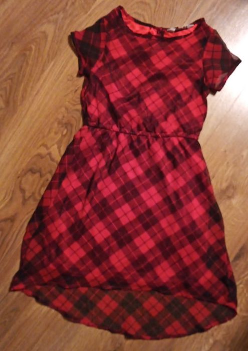 sukienka materiałowa H&M rozm. 122