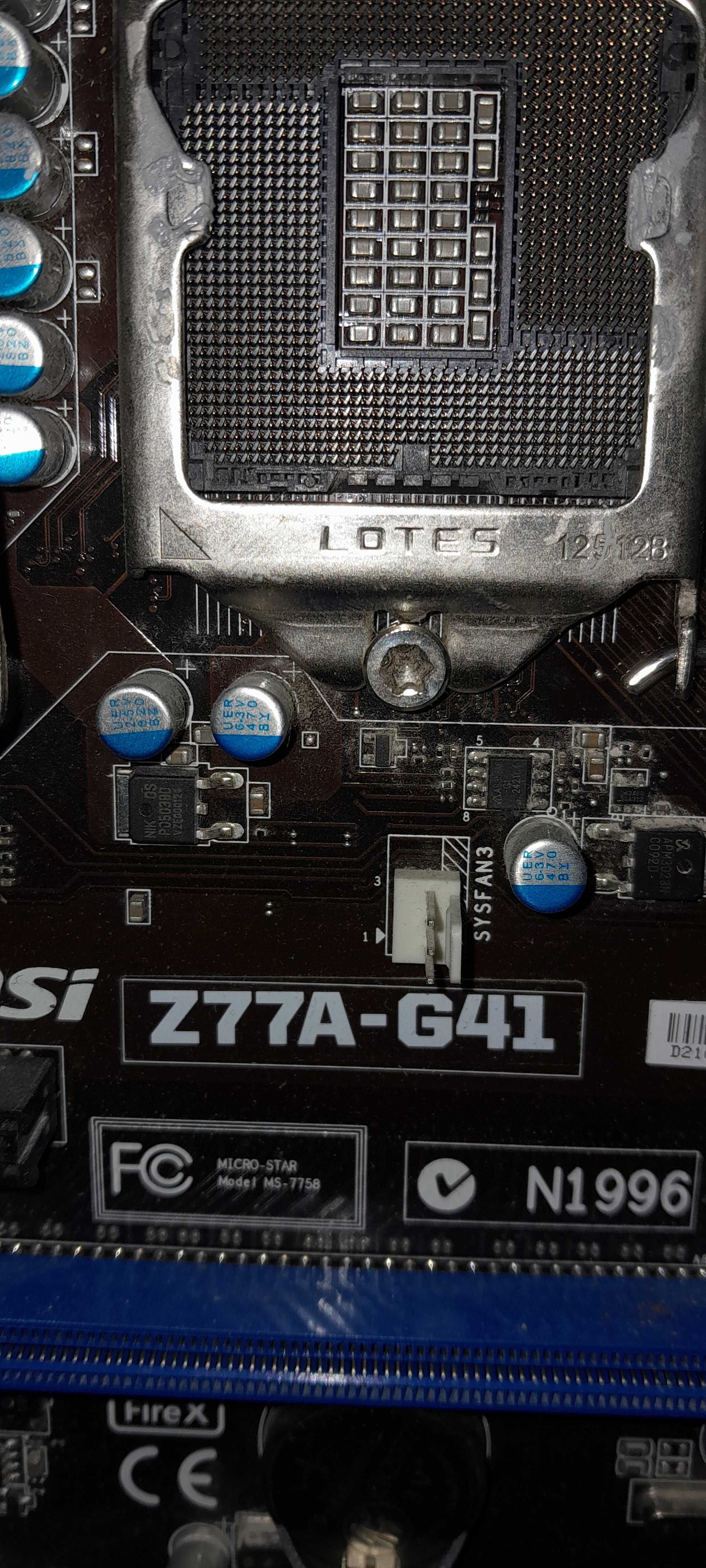 Мат.Плата MSi Z77A-G41 s1155
