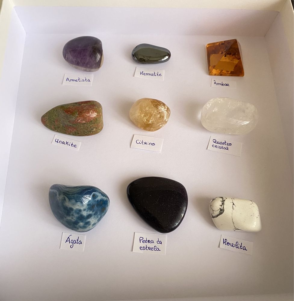 Coleção cristais/minerais