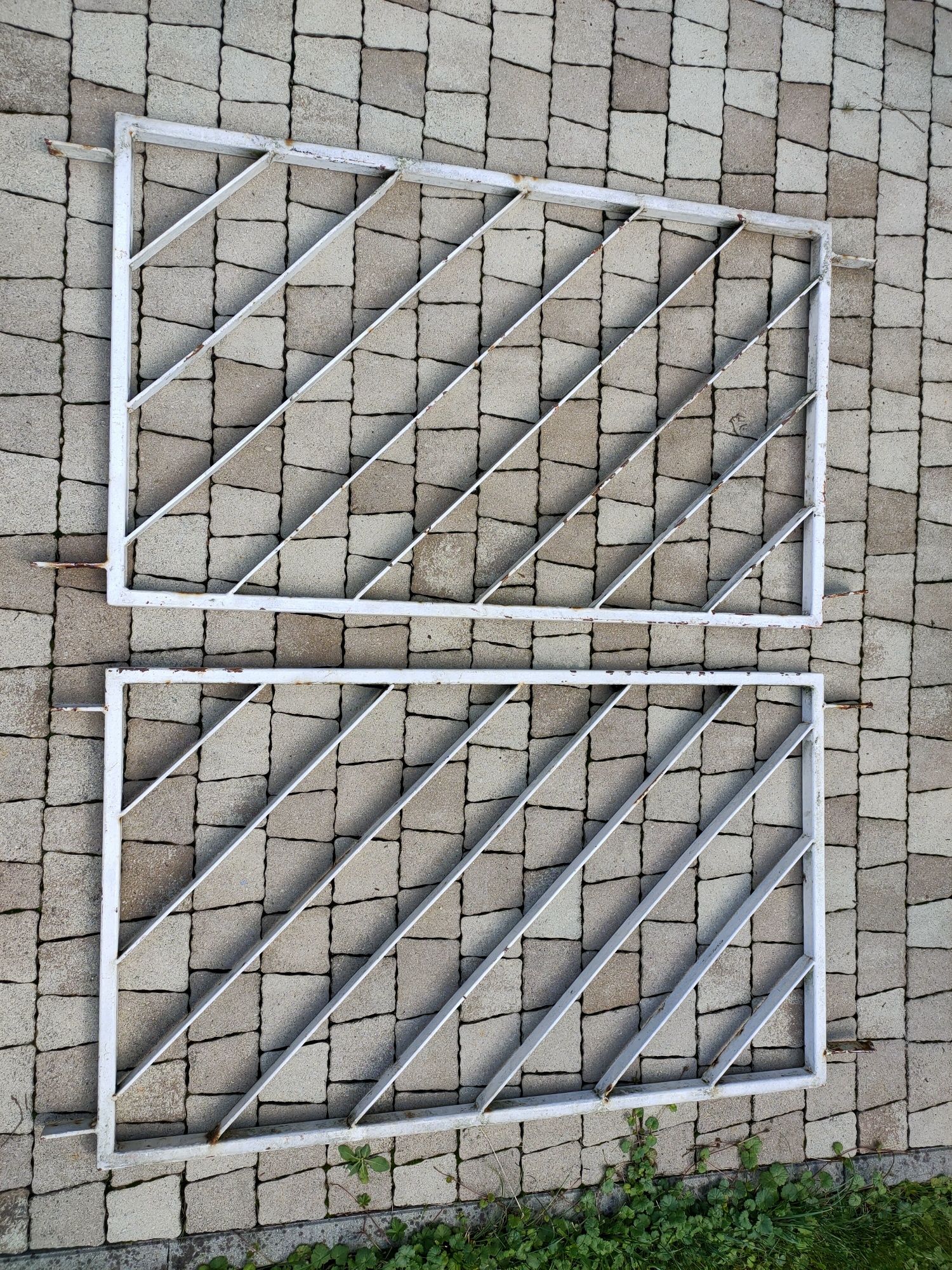 Przęsło stalowe, krata, balustrada, płotek