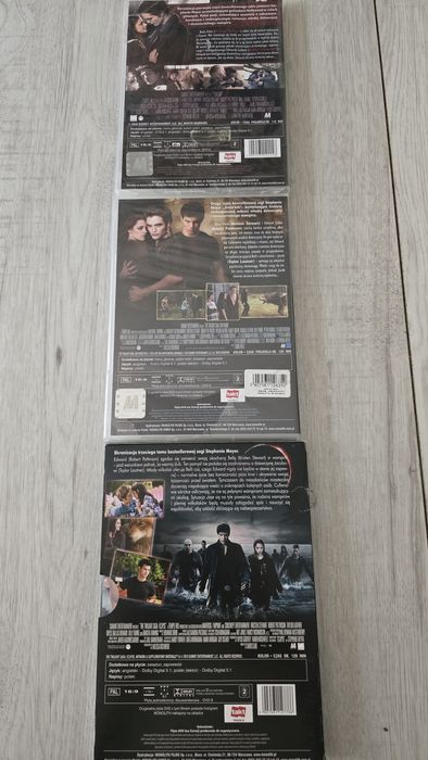 Saga ZMIERZCH na dvd 3 płyty