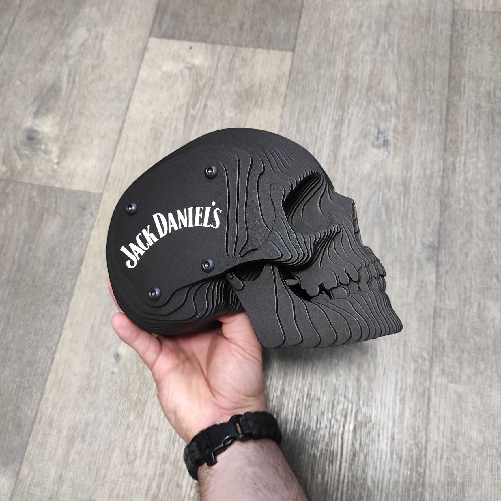 Jack Daniels. Череп. Декор для бару. Подарунок.