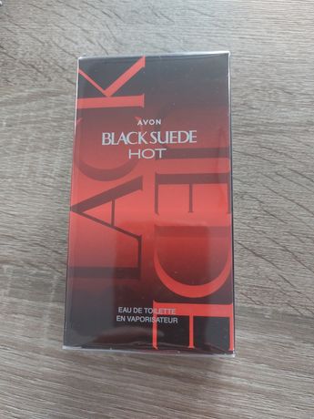 Black suede hot avon