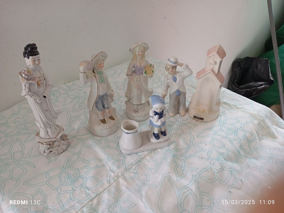 Conjunto de seis peças decorativas