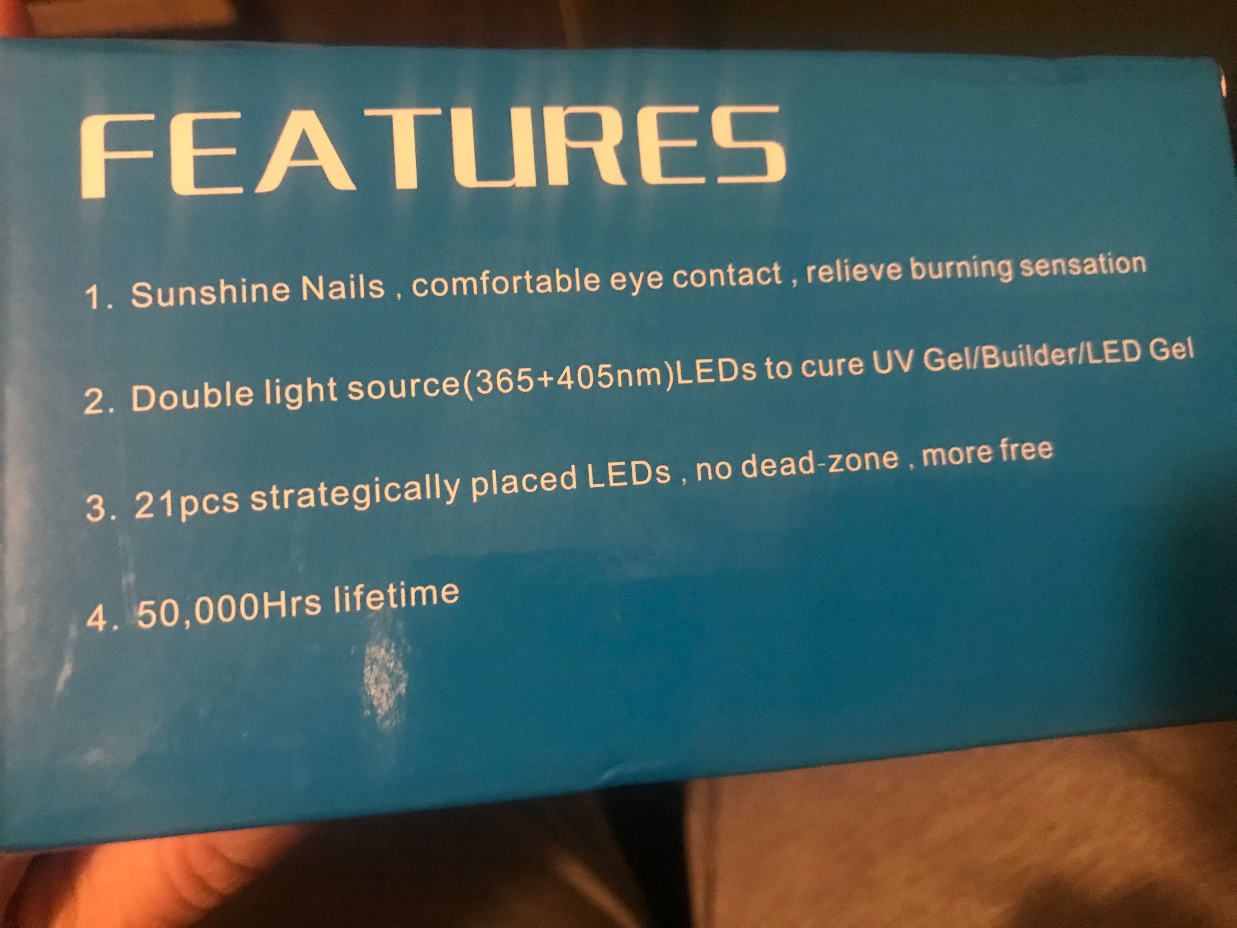Lampa UV/LED do paznokci nowa